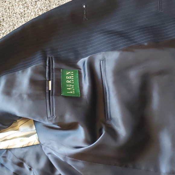 Lauren Ralph Lauren navy pinstripe suit - Picture 5 of 11